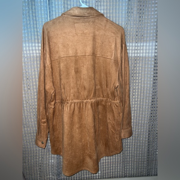 🤎 NWT! Blank NYC Faux Suede Shacket Retail $98 - Picture 5 of 9